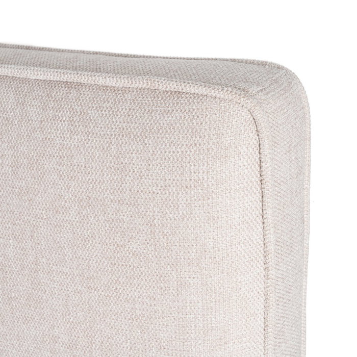 Cabecero Beige Tejido Dormitorio 160 X 12 X 100 cm Cabecero Beige Tejido Dormitorio 160 X 12 X 100 cm