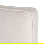 Cabecero Beige Tejido Dormitorio 160 X 12 X 100 cm