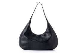 Lucky Bees Bolso de mano 1260 Anthracite, 100% piel de polivinilo, negro