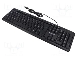 GEMBIRD Teclado de informática Negro USB A BE layout