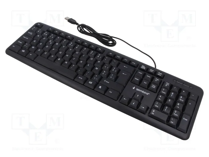 GEMBIRD Teclado de informática Negro USB A BE layout GEMBIRD Teclado de informática Negro USB A BE layout
