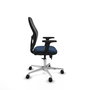 PIQUERAS Y CRESPO Silla de oficina Jorquera con mecanismo Sincro/Traslack Azul marino y Negro