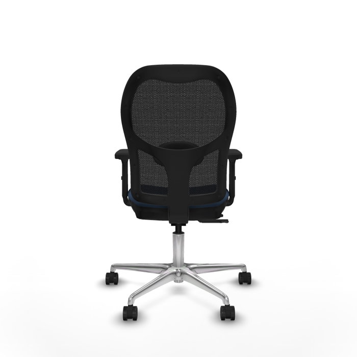 PIQUERAS Y CRESPO Silla de oficina Jorquera con mecanismo Sincro/Traslack Azul marino y Negro PIQUERAS Y CRESPO Silla de oficina Jorquera con mecanismo Sincro/Traslack Azul marino y Negro