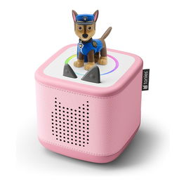 tonies Toniebox 2 Rosa Play Set Paw Patrol Chase - Caja Musical Interactiva con Figura para Niños 1 a 9 Años, Bluetooth y USB