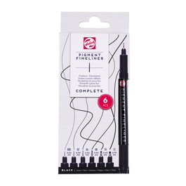 Talens Estuche de puntafinas Pigment, 6 uds.