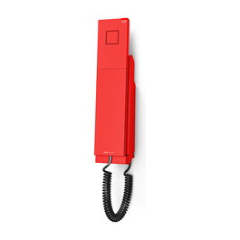 Snom E303 - Teléfono analógico de emergencia, pared, antibacteriano, rojo, altavoz, PoE, programable, con auriculares