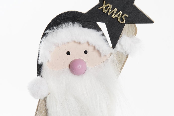 DKD Home Decor Figura Navidad Moderna Negro Dorado Rojo Blanco 5 x 31 x 15 cm (6 Unidades) DKD Home Decor Figura Navidad Moderna Negro Dorado Rojo Blanco 5 x 31 x 15 cm (6 Unidades)