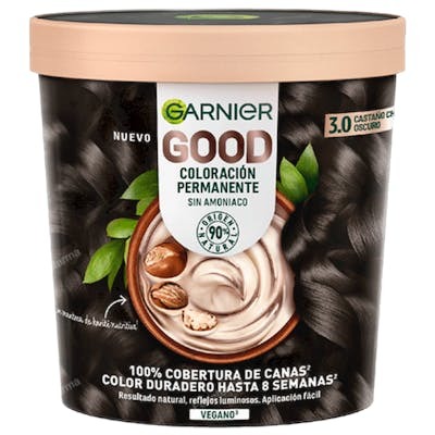 Garnier GOOD Coloración Permanente 3.0 Castaño Oscuro