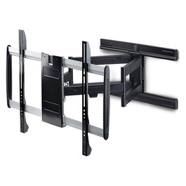 StarTech.com Soporte de Pared TV Ultra Delgado Articulado para Pantallas hasta 65" 165 cm y 45 kg, Perfil Bajo, VESA 600x400 mm, Inclinacion y Giro