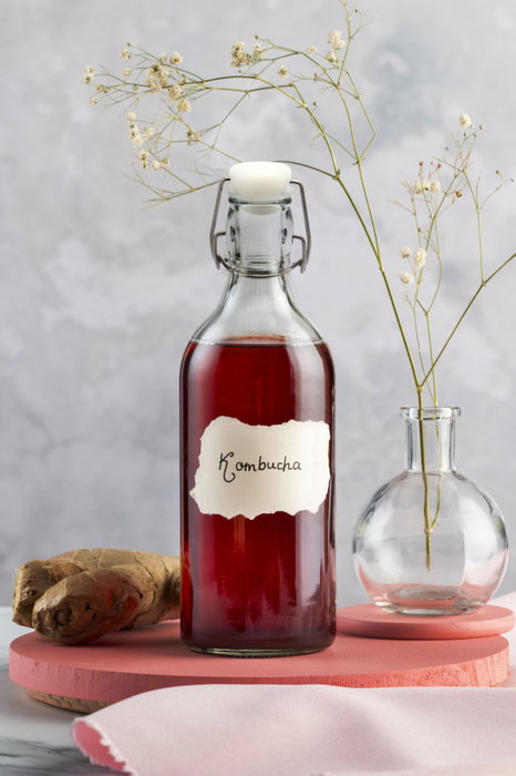 La Mediterranea Botella de Vidrio con Tapón Clásico 500 ml (Pack de 24)
