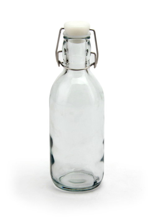 La Mediterranea Botella de Vidrio con Tapón Clásico 500 ml (Pack de 24)