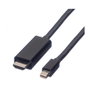 VALUE Cable Mini DisplayPort a Mini DisplayPort 2 m Negro