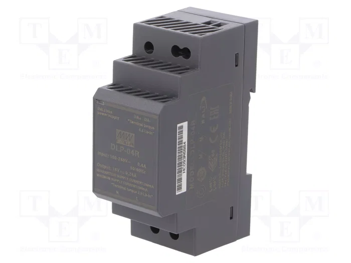MEAN WELL DLP-04R Alimentador de impulso para carril DIN DALI 3,84W 16VDC 240mA MEAN WELL DLP-04R Alimentador de impulso para carril DIN DALI 3,84W 16VDC 240mA