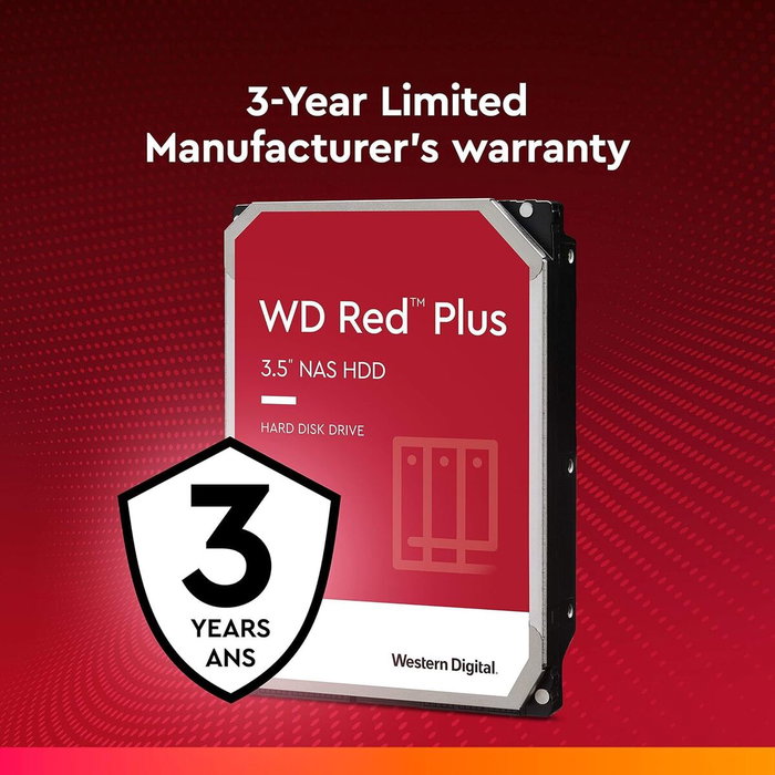 Western Digital Red Plus WD40EFZZ 4 TB 5400 RPM 3.5 pulg. SATA III