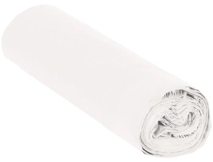 Blanca Bolsa Basura Doméstica Blanca 52x60cm Galga 70 Rollo de 20 Unidades