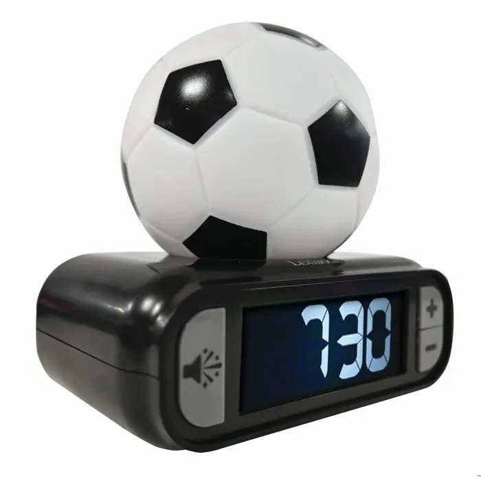 Lexibook Despertador Digital LEX3380743097800 con Luz Nocturna y Efectos de Sonido de Fútbol Lexibook Despertador Digital LEX3380743097800 con Luz Nocturna y Efectos de Sonido de Fútbol
