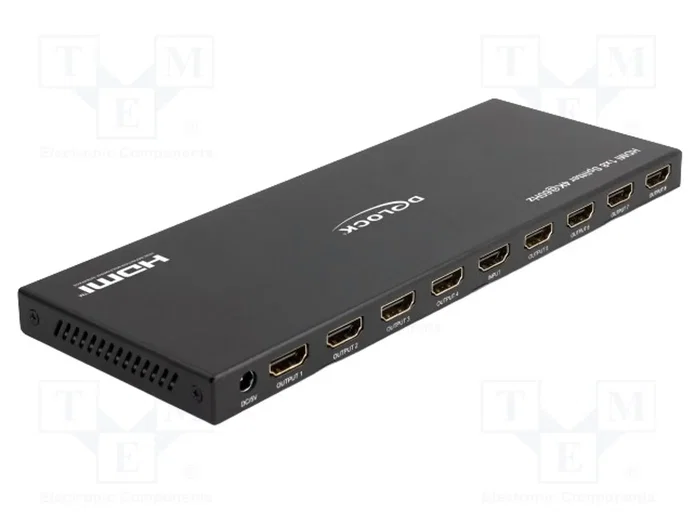 DeLOCK Divisor HDMI 1 x 8 con resolución 4K 60 Hz y Downscaler