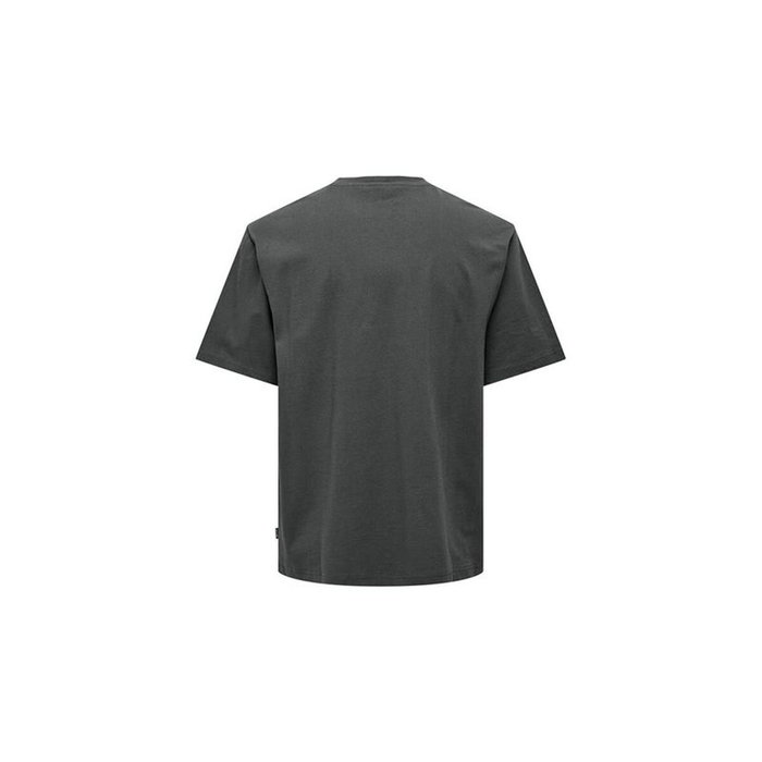 Camiseta de Manga Corta Hombre Only & Sons Onsmickey Rlx Gris oscuro