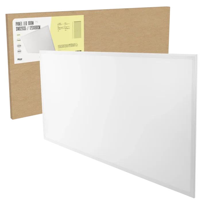 BX3 Panel LED Modular Empotrable 1200x600 mm 100W 6000K para Oficinas, Luminaria Sustitución Fluorescente, Modelo BX3-PBD-60120-CW