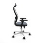 PIQUERAS Y CRESPO Silla de oficina Jorquera Gris/Blanco con Mecanismo Sincro/Traslack