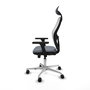 PIQUERAS Y CRESPO Silla de oficina Jorquera Gris/Blanco con Mecanismo Sincro/Traslack