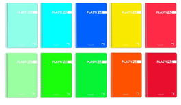 Bloc Pacsa Plastipac Tapa Pp Fº 80H Pauta 3.5 90G Surtido (10 Col.) (Set de 5)