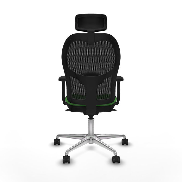 PIQUERAS Y CRESPO Silla de oficina Jorquera con mecanismo Sincro, verde y negro PIQUERAS Y CRESPO Silla de oficina Jorquera con mecanismo Sincro, verde y negro