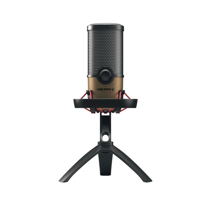 Cherry UM 9.0 PRO RGB - Micrófono de superficie para mesa - Negro, Cobre Cherry UM 9.0 PRO RGB - Micrófono de superficie para mesa - Negro, Cobre