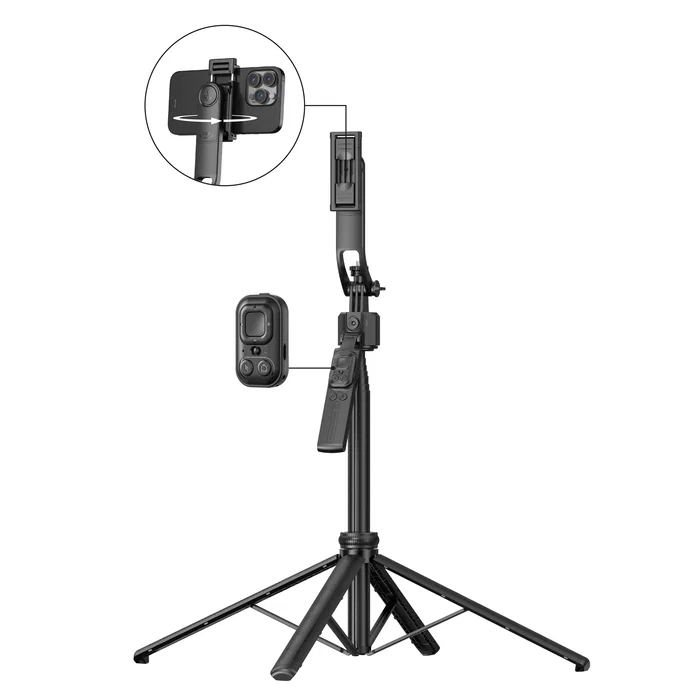 T'nb Influence Pro trípode de seguimiento facial 360° con cámara integrada