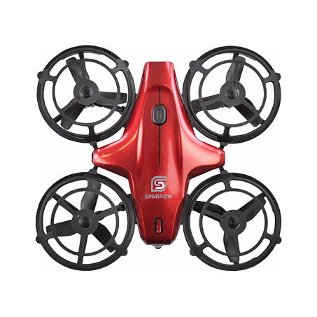 AMEWI DRE Drohne Sparrow Rojo/Negro