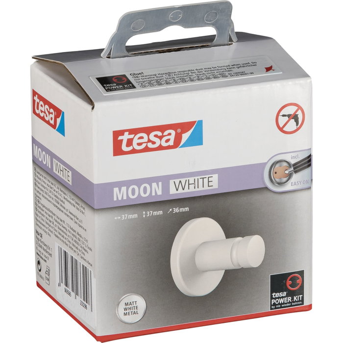 Tesa Moon Perchero para Toallas 40573 Blanco Mate Tesa Moon Perchero para Toallas 40573 Blanco Mate