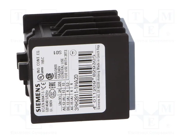 Siemens Hilfsschalterblock 3RH2911-1HA20 2S S00 Siemens Hilfsschalterblock 3RH2911-1HA20 2S S00