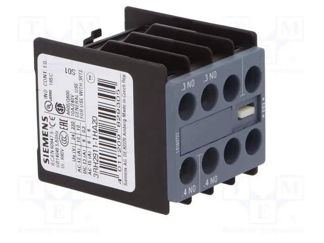 Siemens Hilfsschalterblock 3RH2911-1HA20 2S S00 Siemens Hilfsschalterblock 3RH2911-1HA20 2S S00
