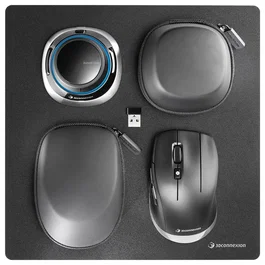 3Dconnexion SpaceMouse Wireless Kit 2 para mano derecha, Negro