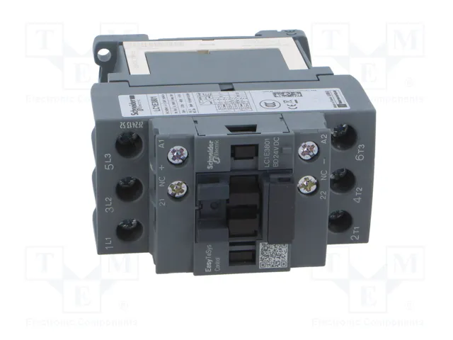 SCHNEIDER ELECTRIC LC1E3801BD Contactor Easy TeSys 38A 24VDC SCHNEIDER ELECTRIC LC1E3801BD Contactor Easy TeSys 38A 24VDC