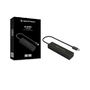 Conceptronic HUBBIES07B - Hub USB Tipo C 4 Puertos USB 3.0 de Alta Velocidad 5 Gbps, Aluminio