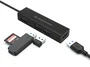 Conceptronic HUBBIES07B Hub USB 3.2 Gen 1 con 4 Puertos USB-A y Conexión USB-C para Ordenador, 5 Gbps, Aluminio Negro