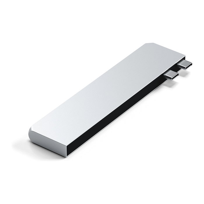 Satechi USB-C Pro Hub Slim Adapter, Silber, ST-HUCPHSS Satechi USB-C Pro Hub Slim Adapter, Silber, ST-HUCPHSS