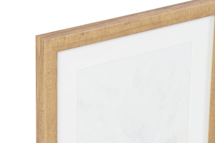 DKD Home Decor Cuadro Abstracto Azul Marron Cristal y Ps 2.5 x 40 x 30 cm (6 Unidades)