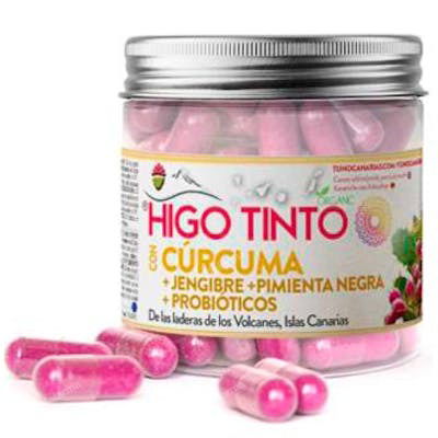 TUNO CANARIAS Higo Tinto Con Curcuma Jengibre Pimienta Negra 90 Cápsulas TUNO CANARIAS Higo Tinto Con Curcuma Jengibre Pimienta Negra 90 Cápsulas
