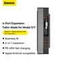 Baseus T-Space HUB para Tesla con cable negro