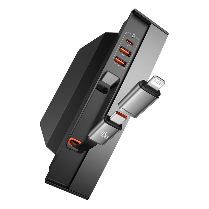 Baseus T-Space HUB para Tesla con cable negro
