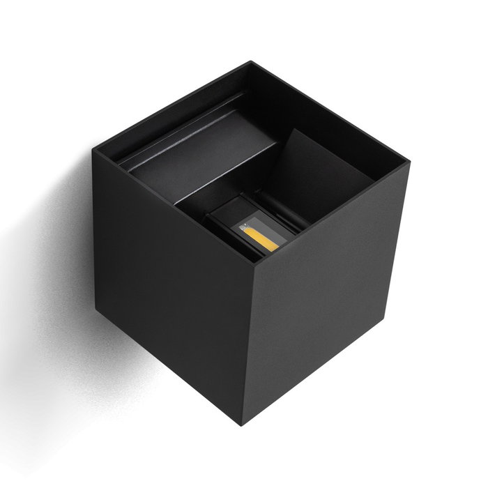 Aplique LED para Exterior 2x5W 100Lm/W IP65 Negro 4000K