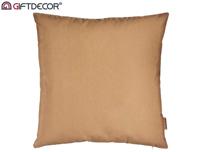 Giftdecor Funda Cojin Cremallera 60x60 cm Beige Poliester Algodon 65% 35% (Set de 24) Giftdecor Funda Cojin Cremallera 60x60 cm Beige Poliester Algodon 65% 35% (Set de 24)