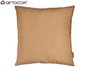 Giftdecor Funda Cojin Cremallera 60x60 cm Beige Poliester Algodon 65% 35% (Set de 24)
