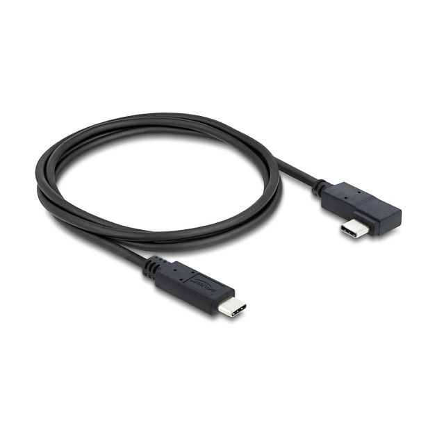 DeLOCK 81709 Cable Coaxial USB4 40 Gbps con Conector USB-C Angular, 0,5 m DeLOCK 81709 Cable Coaxial USB4 40 Gbps con Conector USB-C Angular, 0,5 m