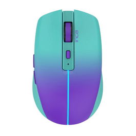 Inca Ratón Inalámbrico IWM-511RM, Bluetooth, 1600 DPI, 6D Taste, Verde Violeta