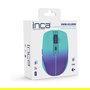Inca Ratón Inalámbrico IWM-511RM, Bluetooth, 1600 DPI, 6D Taste, Verde Violeta