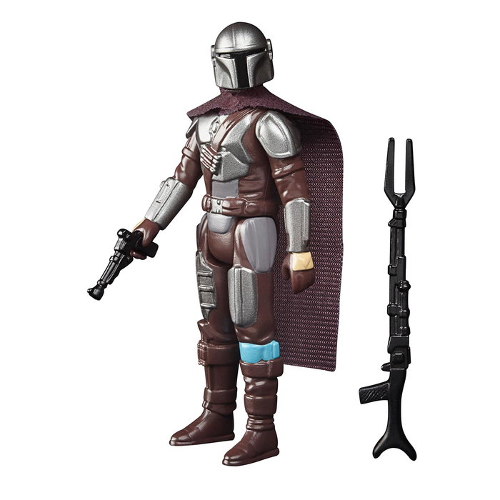 Hasbro Figura Retro The Mandalorian Star Wars F4456 Coleccionable 9.5cm con Accesorios