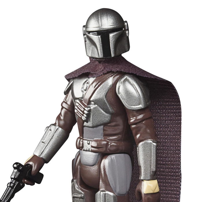 Hasbro Figura Retro The Mandalorian Star Wars F4456 Coleccionable 9.5cm con Accesorios